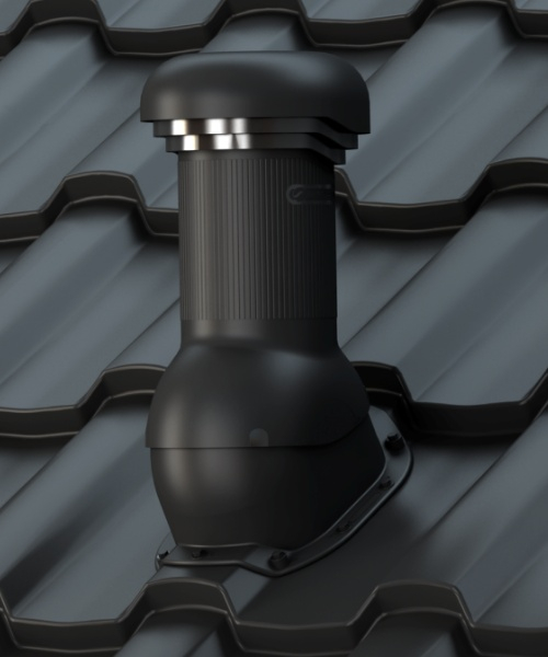 Coș Aerisire Țiglă Metalică Wirplast WiroVent Pro Ø150 mm maro 8017, U