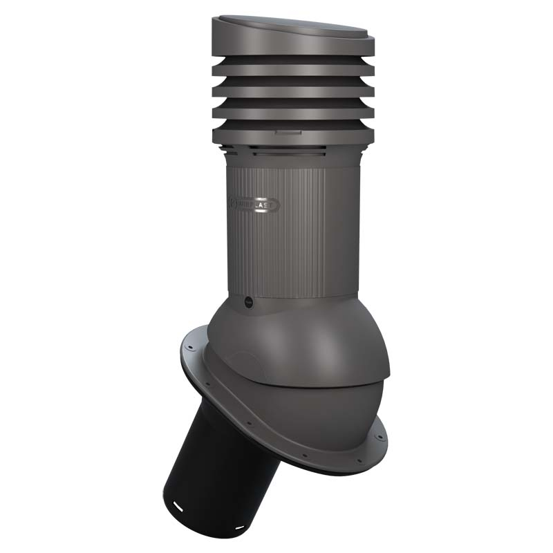 Coș ventilare tablă fălțuită Ø 150 mm antracit 7024, 150 mm
