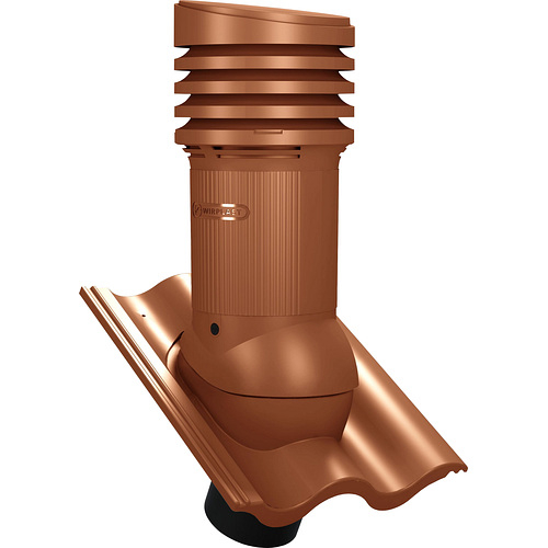 Coș ventilare țiglă Bramac Alpina Ø 150 mm rosu caramiziu 8004