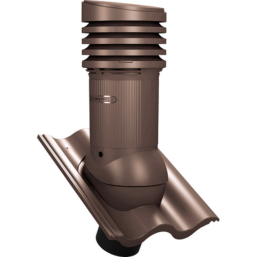 Coș ventilare țiglă Bramac Romana Ø 150 mm maro 8017