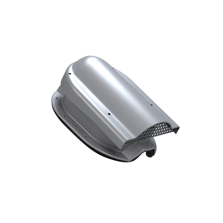 Element ventilare pentru tablă cutată cu înălțimea cutei de 35 mm, profil G gri deschis 7046, profil G