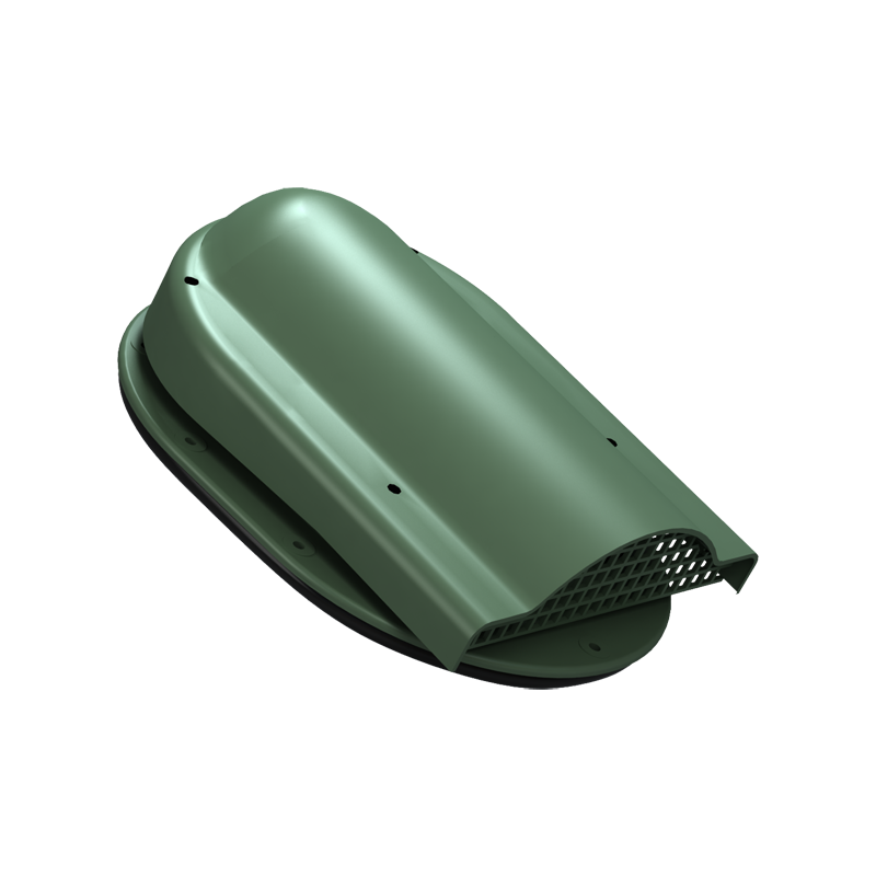 Element ventilare acoperis tablă falțuită, click, retro panel verde 6020