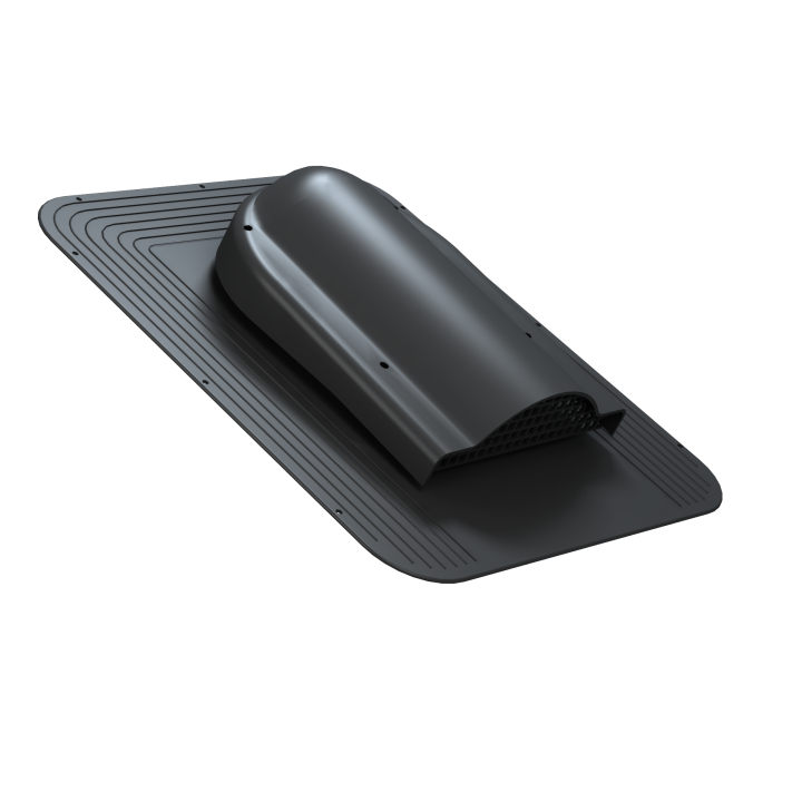 Element ventilare șindrilă bituminoasă negru 9005