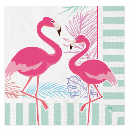 Accesorii Pentru Masa - set servetele flamingo