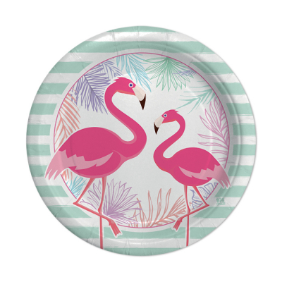 Accesorii Pentru Masa - set farfurii flamingo