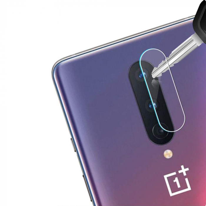 Folie sticla camera OnePlus 8, Mocolo Full Clear, Transparent [3]