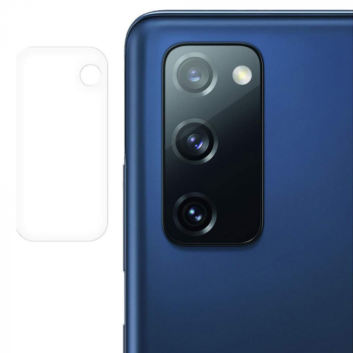 Folie sticla camera Samsung Galaxy A02s / A03s, Mocolo Full Clear, Transparent [2]