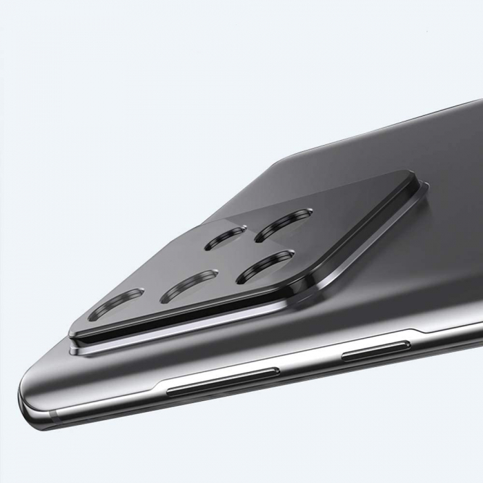 Folie sticla camera Samsung Galaxy A51, Mocolo Silk HD Pro, Negru [5]