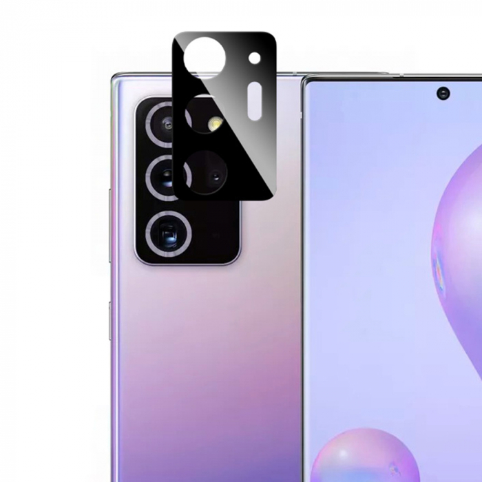 Folie sticla camera Samsung Galaxy Note 20 Ultra, Mocolo Silk HD Pro, Negru [2]