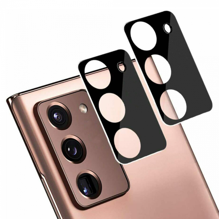 Folie sticla camera Samsung Galaxy S20 FE, Mocolo Silk HD Pro, Negru [5]