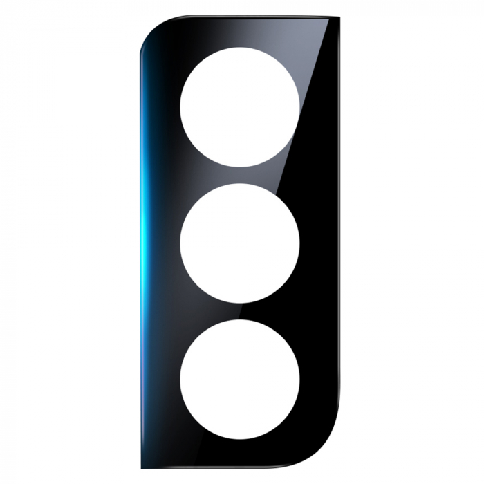 Folie sticla camera Samsung Galaxy S21 FE, Mocolo Silk HD Pro, Negru [2]