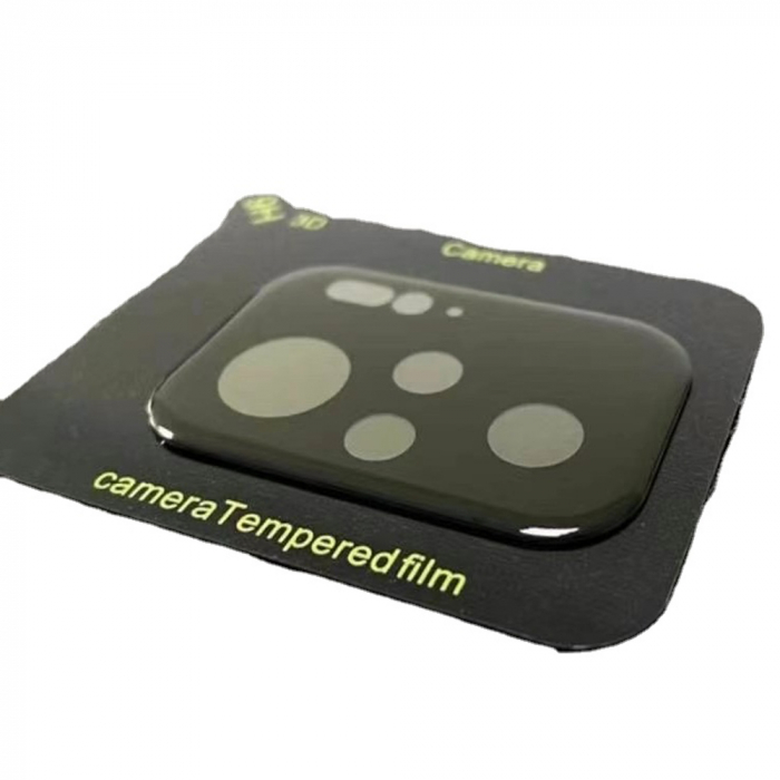 Folie sticla camera Xiaomi Redmi Note 10 / 10S, Mocolo Silk HD Pro, Negru [2]