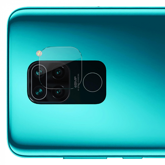 Folie sticla camera Xiaomi Redmi Note 9, Mocolo Full Clear, Transparent [4]
