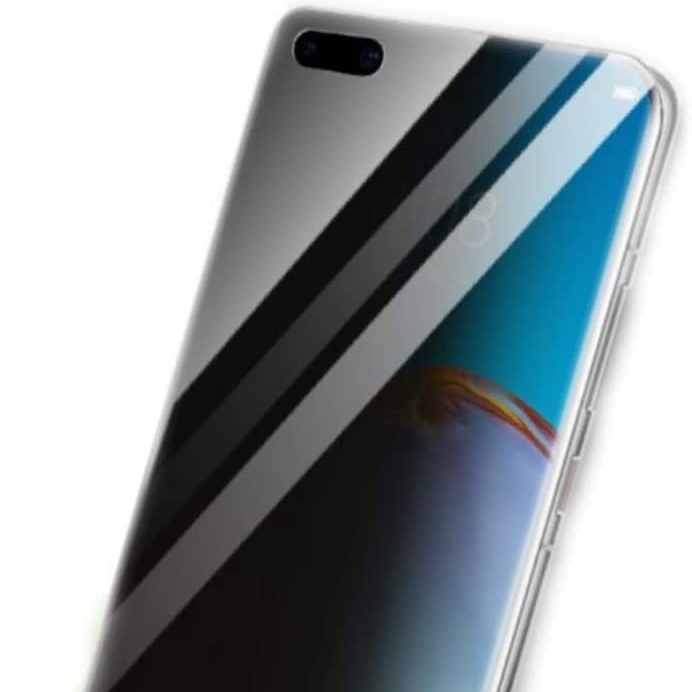 Folie sticla curbata Huawei Mate 40 Pro, Lito UV Full Glue, Privacy [3]