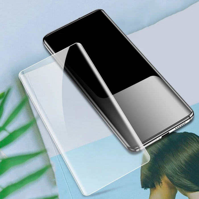 Folie sticla curbata Huawei Nova 10, Lito UV Full Glue, Transparenta [3]