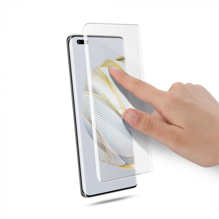 Folie sticla curbata Huawei Nova 10 Pro, Lito UV Full Glue, Transparenta [5]