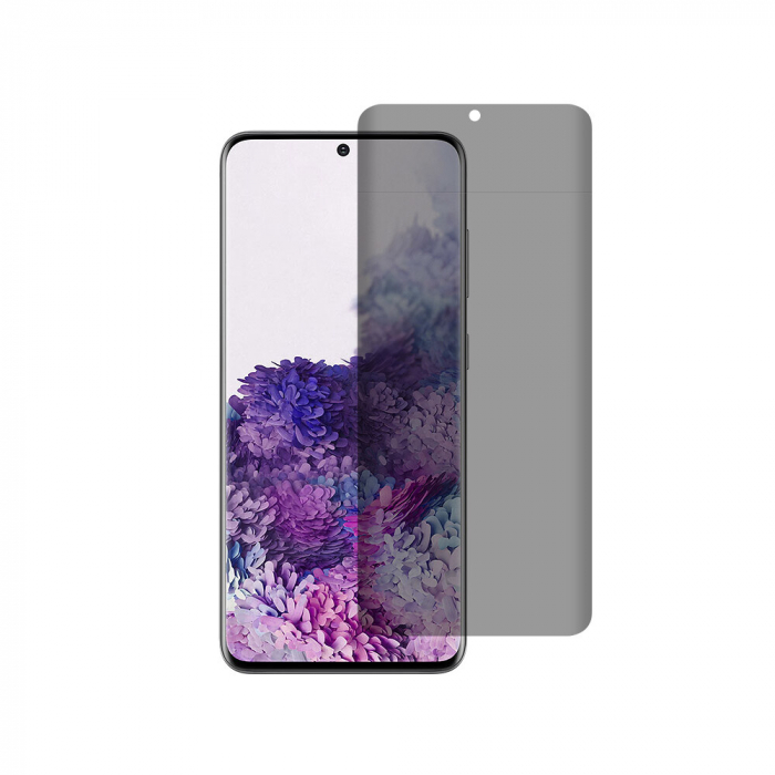Folie sticla curbata Samsung Galaxy S20, Lito UV Full Glue, Privacy [2]