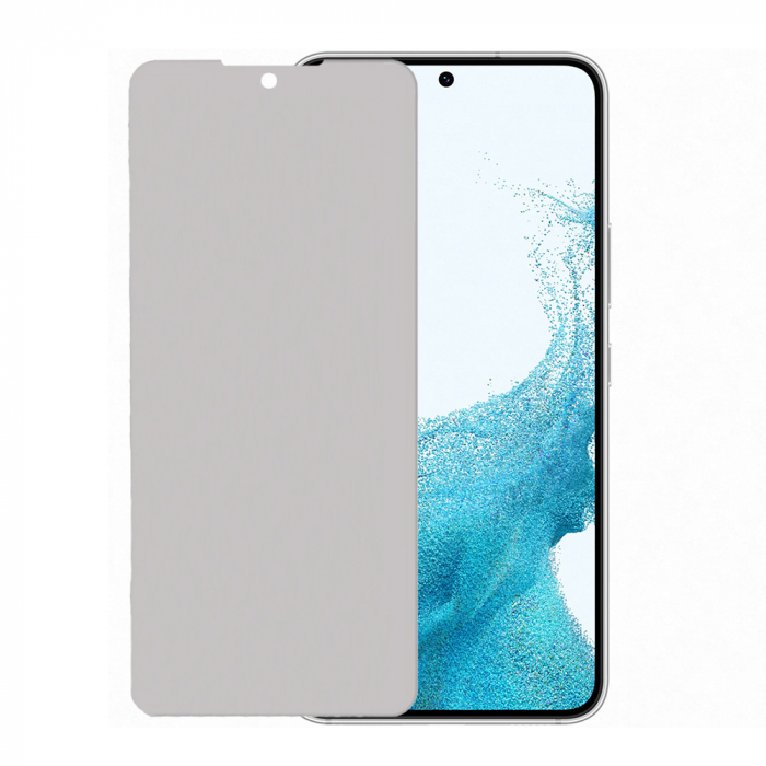 Folie sticla curbata Samsung Galaxy S22, Lito UV Full Glue, Privacy [2]