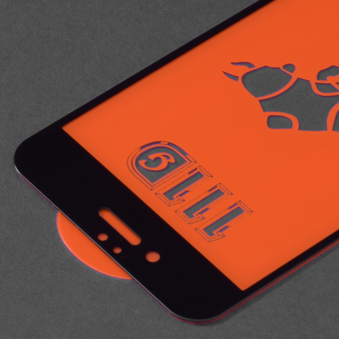 Folie sticla Full Glue 111D pentru iPhone 6 / 6S, Negru [3]