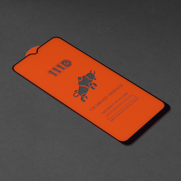 Folie sticla Full Glue 111D pentru Samsung Galaxy A02s / A03s, Negru [2]
