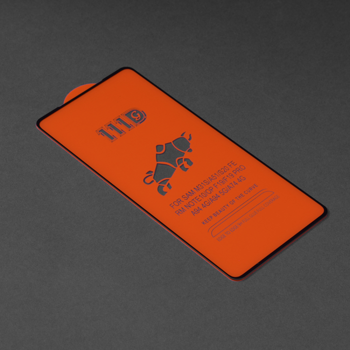Folie sticla Full Glue 111D pentru Samsung Galaxy A51, Negru [2]