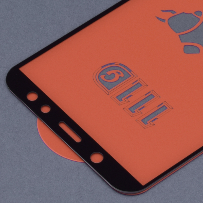 Folie sticla Full Glue 111D pentru Samsung Galaxy A6 (2018), Negru [3]