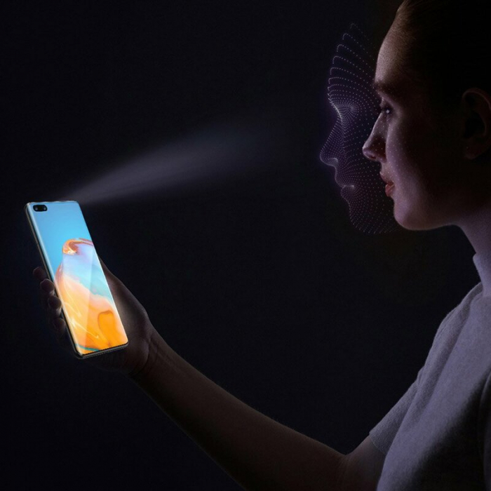 Folie sticla Huawei P40 Pro, Dux Ducis Tempered Glass, Negru [4]