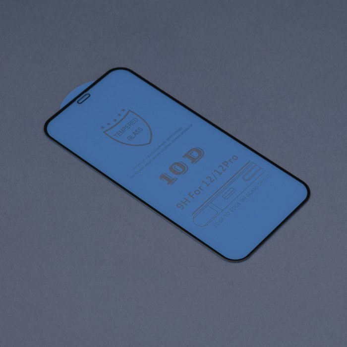 Folie sticla iPhone 12 / 12 Pro, Dux Ducis Tempered Glass, Negru [2]