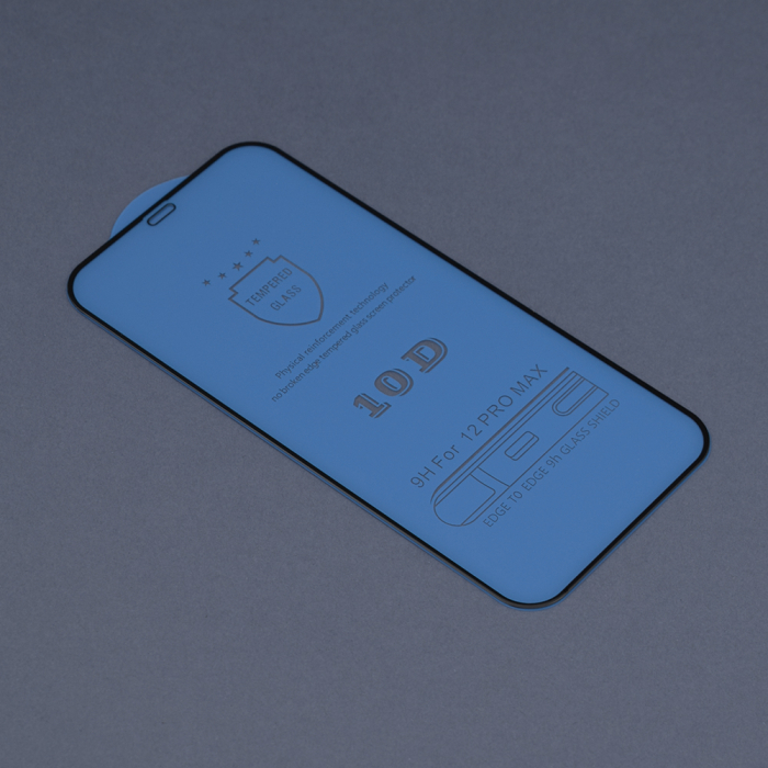 Folie sticla iPhone 12 Pro Max, Dux Ducis Tempered Glass, Negru [2]