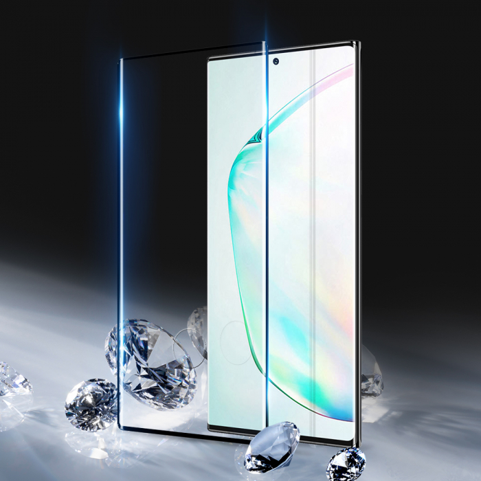 Folie sticla Samsung Galaxy Note 10, Dux Ducis Tempered Glass, Negru [6]