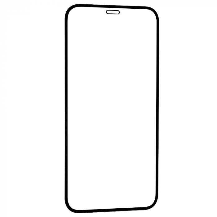 Folie sticla securizata iPhone 12 Mini, Mocolo 3D Full Glue, Negru [3]
