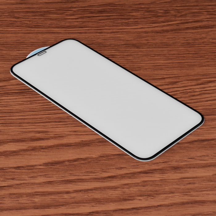 Folie sticla securizata iPhone 12 Pro Max, Mocolo 3D Full Glue, Negru [2]