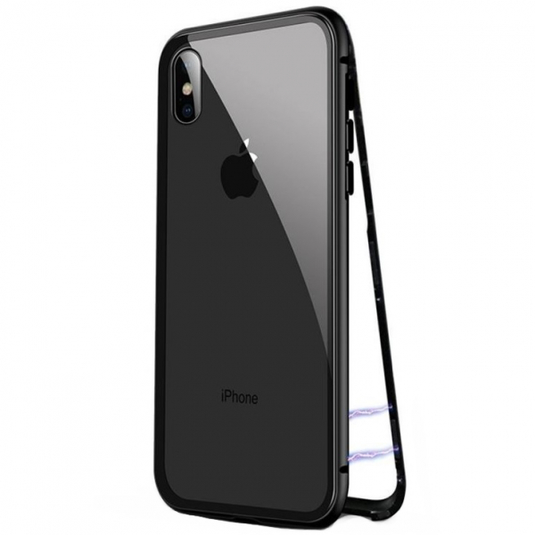 Husa 360 Magnetic Case pentru iPhone X, Negru [1]