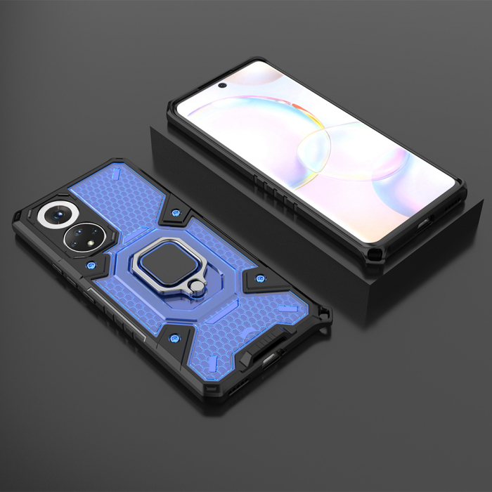 Husa antisoc Huawei Nova 9 / Honor 50, Honeycomb Armor, Blue [4]