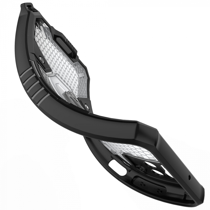 Husa antisoc Samsung Galaxy A12, Honeycomb Armor, Rose Violet [4]