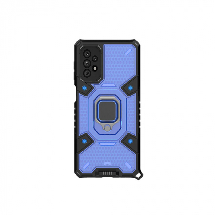 Husa antisoc Samsung Galaxy A13 4G, Honeycomb Armor, Blue [6]
