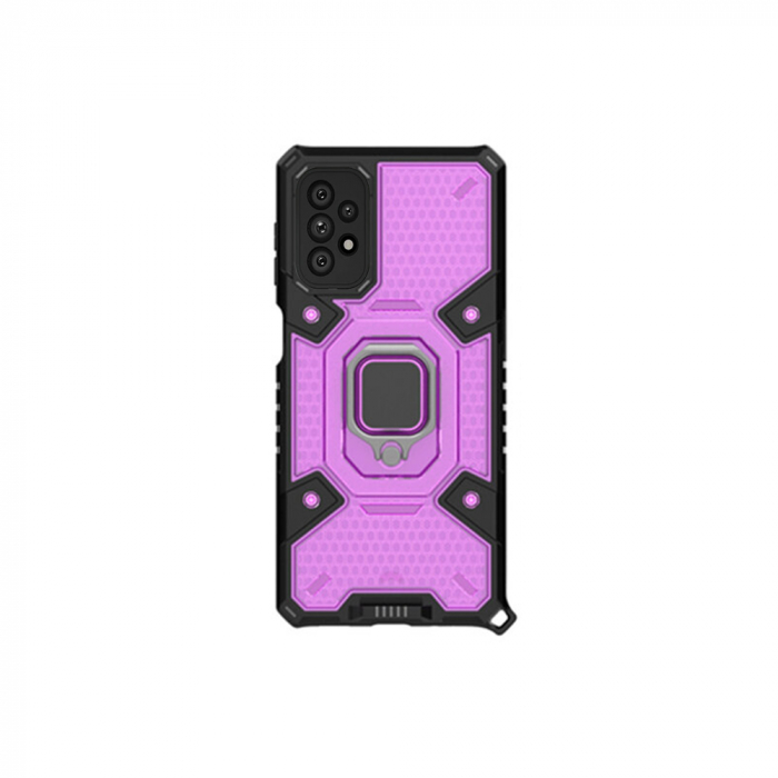 Husa antisoc Samsung Galaxy A13 4G, Honeycomb Armor, Rose-Violet [8]