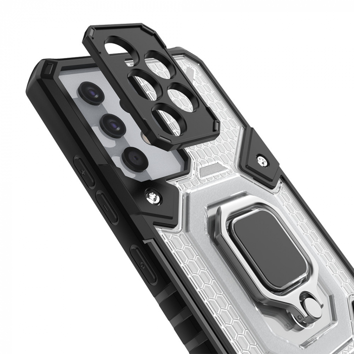 Husa antisoc Samsung Galaxy A32 5G, Honeycomb Armor, Rose Violet [6]