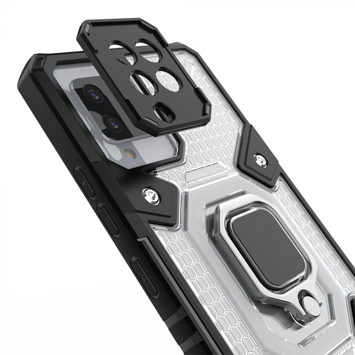 Husa antisoc Samsung Galaxy A42 5G, Honeycomb Armor, Rose Violet [6]