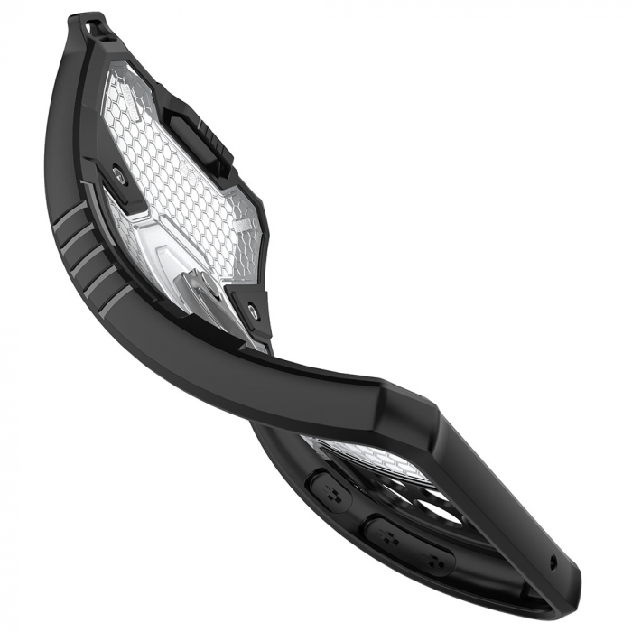 Husa antisoc Samsung Galaxy A52 5G, Honeycomb Armor, Albastru [4]