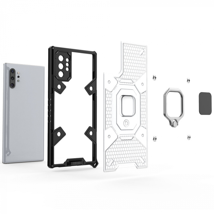 Husa antisoc Samsung Galaxy Note 10 Plus, Honeycomb Armor, Albastru [3]