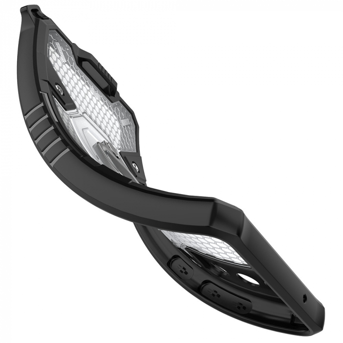 Husa antisoc Samsung Galaxy S20 FE, Honeycomb Armor, Albastru [4]