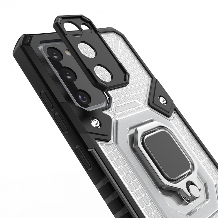 Husa antisoc Samsung Galaxy S20 FE, Honeycomb Armor, Negru [6]