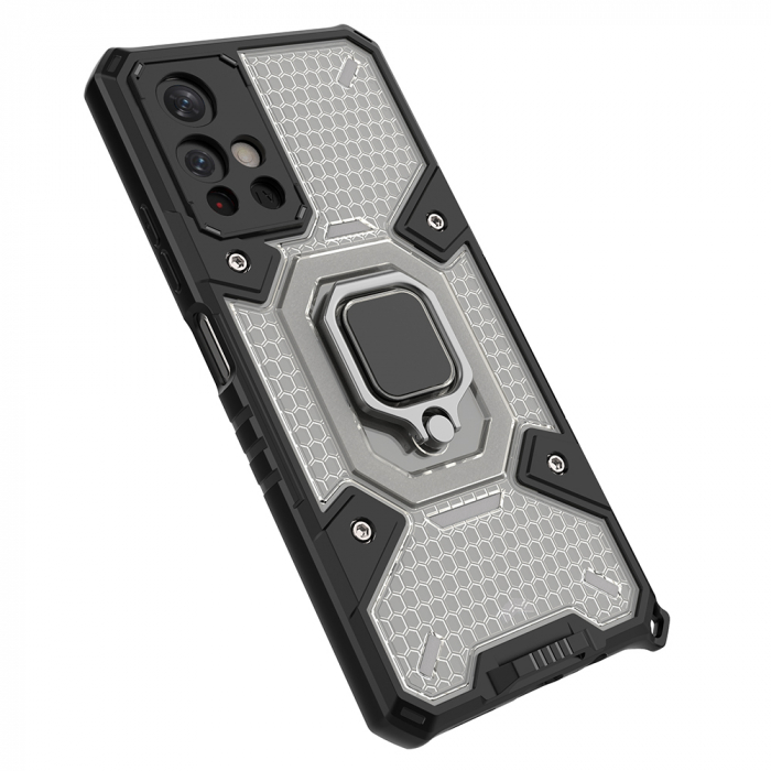Husa antisoc Xiaomi Poco M4 Pro 5G, Honeycomb Armor, Negru [5]