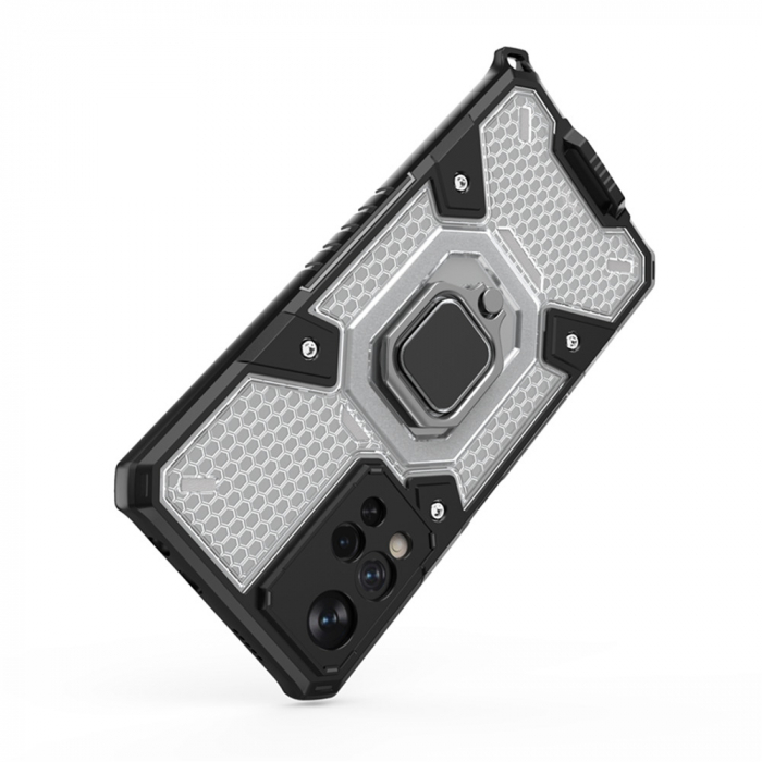 Husa antisoc Xiaomi Redmi Note 11 Pro+ 5G, Honeycomb Armor, Negru [5]