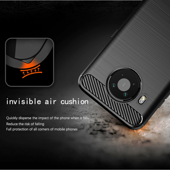 Husa Carbon Silicone pentru Nokia X10 / X20, Negru [5]