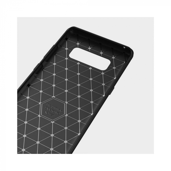 Husa Carbon Silicone pentru Samsung Galaxy Note 8, Negru [4]
