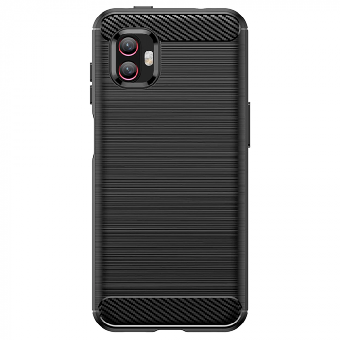 Husa Carbon Silicone pentru Samsung Galaxy Xcover6 Pro, Negru [2]