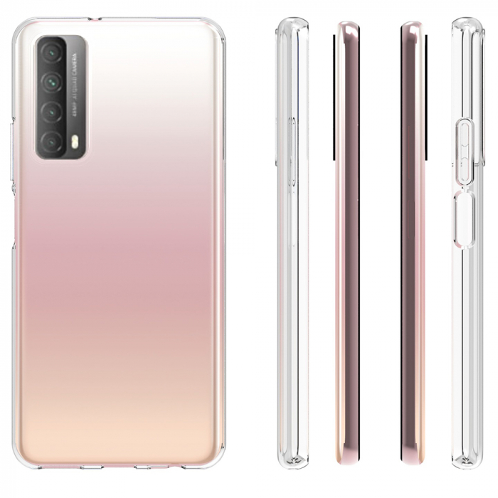 Husa Clear Silicone pentru Huawei P Smart (2021), Transparent [9]