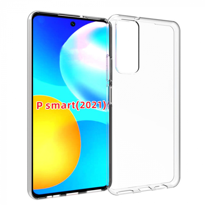Husa Clear Silicone pentru Huawei P Smart (2021), Transparent [7]